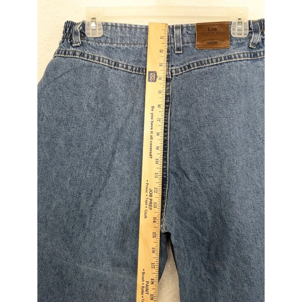 LEE Original Loose Mom Jean med wash High Rise VTG 90s 12M‎ 20